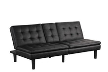 Load image into Gallery viewer, Eidsberg Futon Sofa Bed Orange, Grey, Brown, & Black
