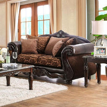Load image into Gallery viewer, ELPIS Brown/Espresso Love Seat