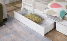 Load image into Gallery viewer, Emilee Twin/Full Bunk Bed White, Grey, Espresso, & Black