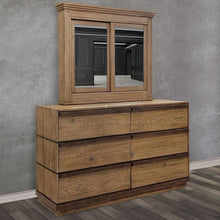 Load image into Gallery viewer, COIMBRA Rustic Natural Tone Dresser