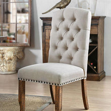 Load image into Gallery viewer, Gianna Rustic Pine/Ivory Side Chair (2/CTN)