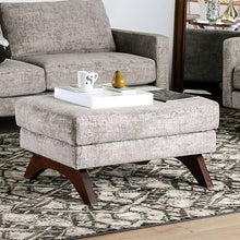 Load image into Gallery viewer, Harlech Gray Ottoman