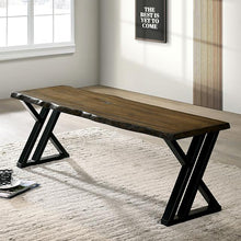 Load image into Gallery viewer, BARBARY Bench, Black/Dark Oak