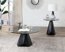 Load image into Gallery viewer, BISHOP End Table, Black/Gray