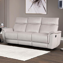 Load image into Gallery viewer, Bienne Sofa Manual Recliner White & Black