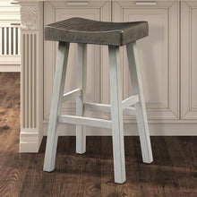 Load image into Gallery viewer, Biasca 29" Stool (2/CTN) White, Brown, & Black