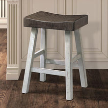 Load image into Gallery viewer, Biasca 24" Stool (2/CTN) White, Brown, & Black