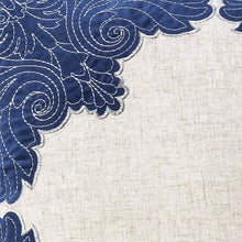 Load image into Gallery viewer, Beth Natural/Indigo 20" X 20" Pillow, Natural & Indigo (2/CTN)