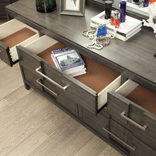 Load image into Gallery viewer, Berenice Espresso Night Stand White, Gray, & Espresso