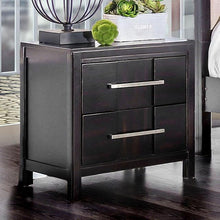 Load image into Gallery viewer, Berenice Espresso Night Stand White, Gray, & Espresso