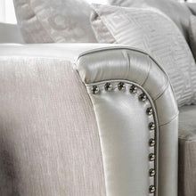 Load image into Gallery viewer, Benigno Love Seat Silver & Gray