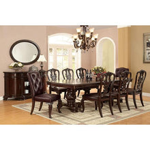Load image into Gallery viewer, Bellagio Brown Cherry/Pattern Leatherette Side Chair (2/CTN)
