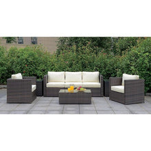 Load image into Gallery viewer, Ilona Brown/Beige Ottoman