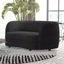Load image into Gallery viewer, VERSOIX Loveseat, Black