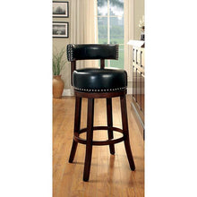 Load image into Gallery viewer, SHIRLEY Dark Oak/Black 29" Bar Stool