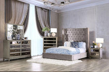 Load image into Gallery viewer, ROSABELLE E.King & Queen Bed, Black, Gray, & Ivory,