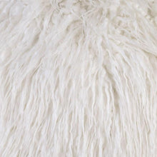 Load image into Gallery viewer, Sheri White 20" X 20" Pillow, Shaggy White (2/CTN)