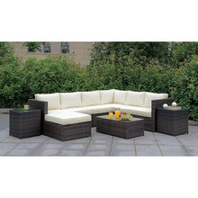 Load image into Gallery viewer, Ilona Brown/Beige Ottoman