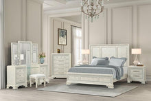 Load image into Gallery viewer, Stella Mia 4 Pc 5 Pc Queen Bedroom Set White & White
