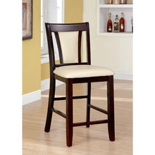 Load image into Gallery viewer, BRENT II Dark Cherry/Ivory Counter Ht. Chair (2/CTN)