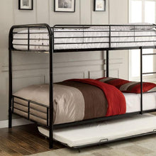 Load image into Gallery viewer, BROCKET Black Metal Full/Full Bunk Bed