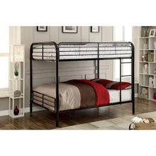 Load image into Gallery viewer, BROCKET Black Metal Full/Full Bunk Bed