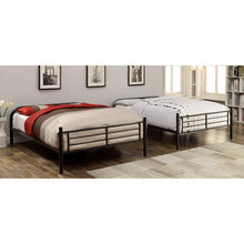 Load image into Gallery viewer, BROCKET Black Metal Full/Full Bunk Bed