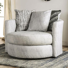 Load image into Gallery viewer, EIMEAR Swivel Chair, Off-white/Black