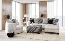 Load image into Gallery viewer, EIMEAR Ottoman, Off-white/Black