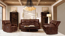 Load image into Gallery viewer, SOTERIOS Power Loveseat, Medium Brown