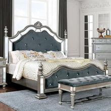 Load image into Gallery viewer, Azha Silver/Gray Cal.King & Queen Bed