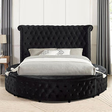 Load image into Gallery viewer, SANSOM E.King & Queen Bed, Black, Blue, & Grey