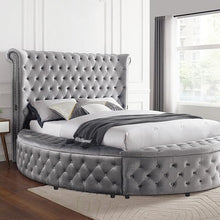 Load image into Gallery viewer, SANSOM E.King & Queen Bed, Black, Blue, & Grey