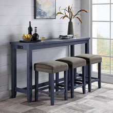 Load image into Gallery viewer, Caerleon 3 & 4 Piece Counter Ht. Set Gray & Blue