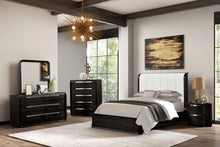 Load image into Gallery viewer, Osterley Queen & E.King Bed Grey & Black