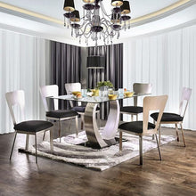 Load image into Gallery viewer, NOVA Silver/Black Dining Table