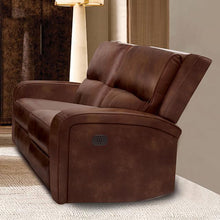 Load image into Gallery viewer, SOTERIOS Power Loveseat, Medium Brown