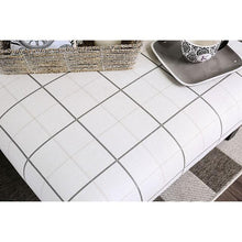 Load image into Gallery viewer, Dorset Ivory/Pattern Ottoman
