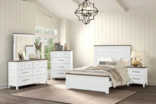 Load image into Gallery viewer, Pinetop Twin & Full Bed White & Blue
