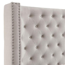 Load image into Gallery viewer, ROSABELLE E.King & Queen Bed, Black, Gray, & Ivory,