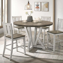 Load image into Gallery viewer, DAKOTA Counter Ht. Table, A. White/Ash Brown