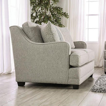 Load image into Gallery viewer, STEPHNEY Loveseat, Gray/Gold