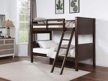 Load image into Gallery viewer, STAMOS Full/Full, Twin/Full, & Twin/twin Bunk Bed, Walnut