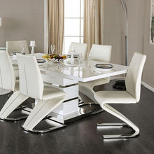 Load image into Gallery viewer, Midvale White/Chrome Dining Table