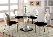 Load image into Gallery viewer, VALO Silver/Black Side Chair (2/CTN)