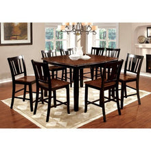Load image into Gallery viewer, DOVER II Black/Cherry Counter Ht. Table w/ 16" Leaf