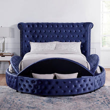 Load image into Gallery viewer, SANSOM E.King & Queen Bed, Black, Blue, & Grey