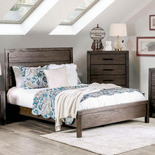 Load image into Gallery viewer, Rexburg Wire-Brushed Rustic Brown E.King & Full Bed