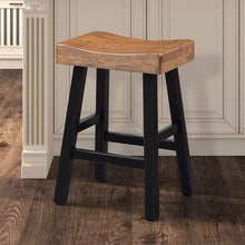Load image into Gallery viewer, Biasca 24" Stool (2/CTN) White, Brown, & Black