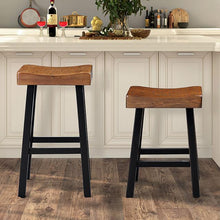 Load image into Gallery viewer, Biasca 24" Stool (2/CTN) White, Brown, & Black